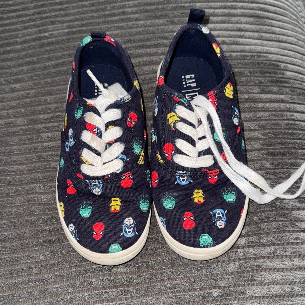 Kids Gap Superhero Patterned Sneakers